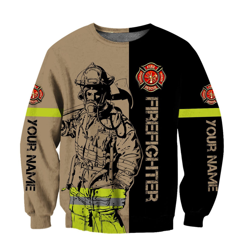 Customize Name Firefighter Hoodie Shirts For Men And Women MH03122007