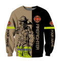 Customize Name Firefighter Hoodie Shirts For Men And Women MH03122007