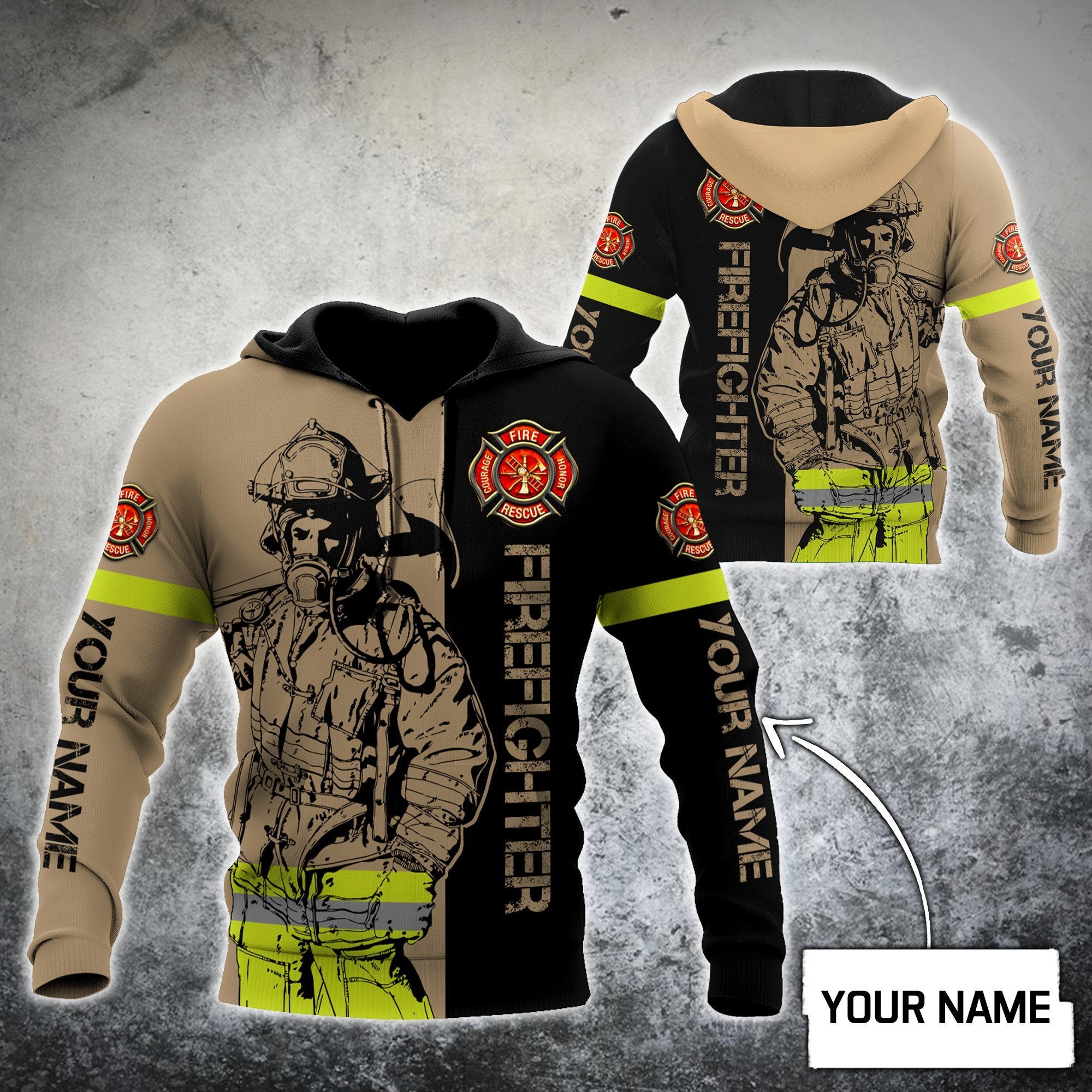 Customize Name Firefighter Hoodie Shirts For Men And Women MH03122007 -  Vibe Cosy™