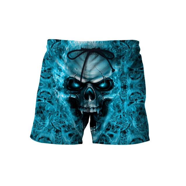 Blue Skulls 3D All Over Printed For Men And Women Shirts DD04122002