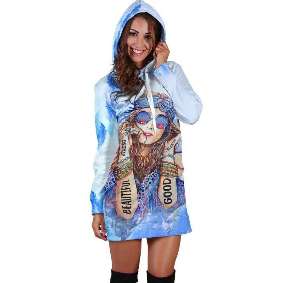 Love The Hippie Girls Hoodie Dress For Men And Women NTN12052001