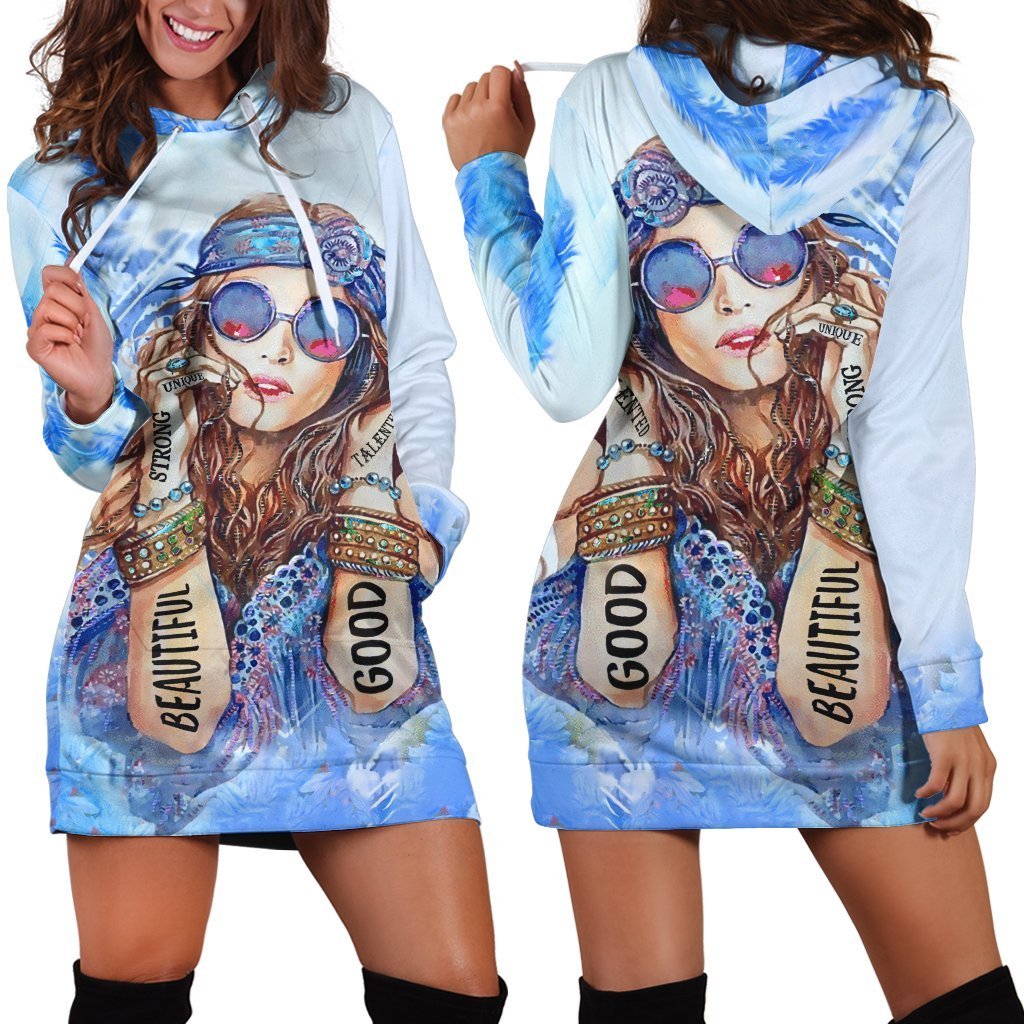 Love The Hippie Girls Hoodie Dress For Men And Women NTN12052001