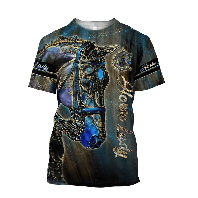 Premium American Quarter Horse Poseidon 3D All Over Printed Hoodie For Men And Women HHT04122002