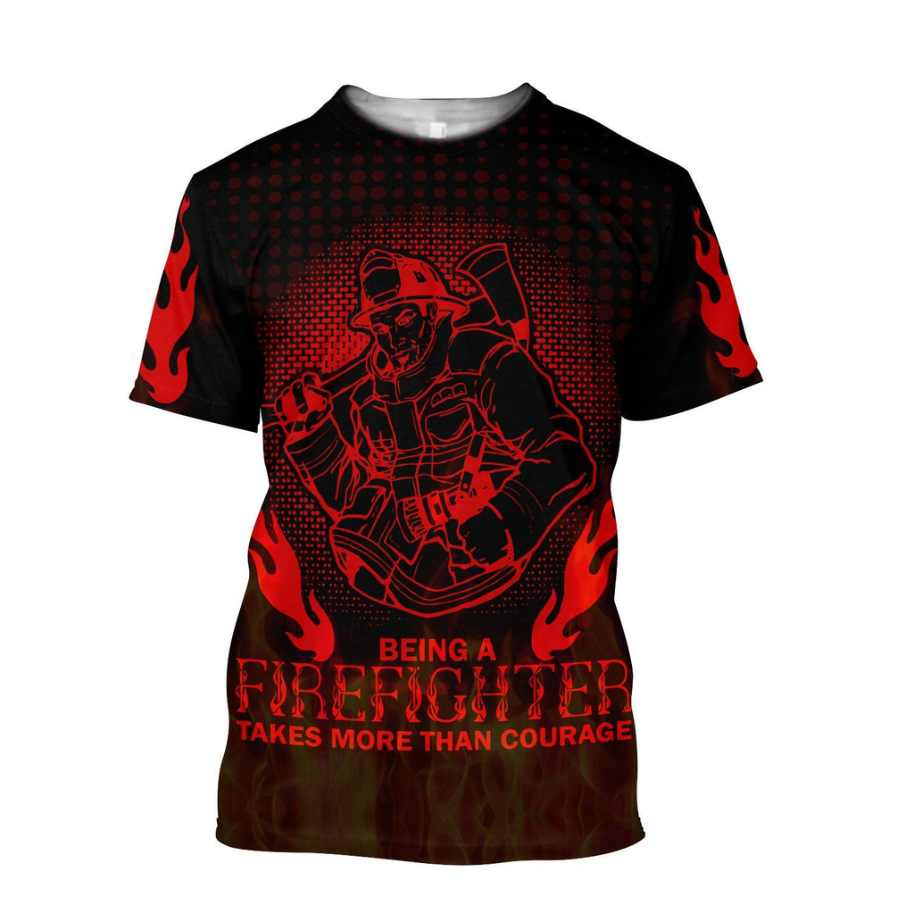 Customize Name Firefighter Hoodie Shirts For Men And Women DA05122002HH