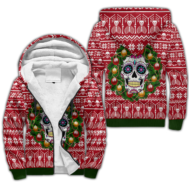 Skulls Christmas 3D All Over Printed Unisex Shirts DD07122001