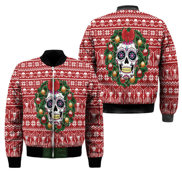 Skulls Christmas 3D All Over Printed Unisex Shirts DD07122001