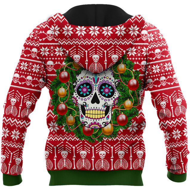 Skulls Christmas 3D All Over Printed Unisex Shirts DD07122001