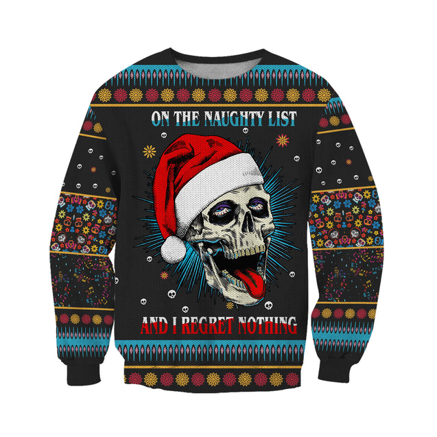 Skulls Christmas 3D All Over Printed Unisex Shirts AM122028