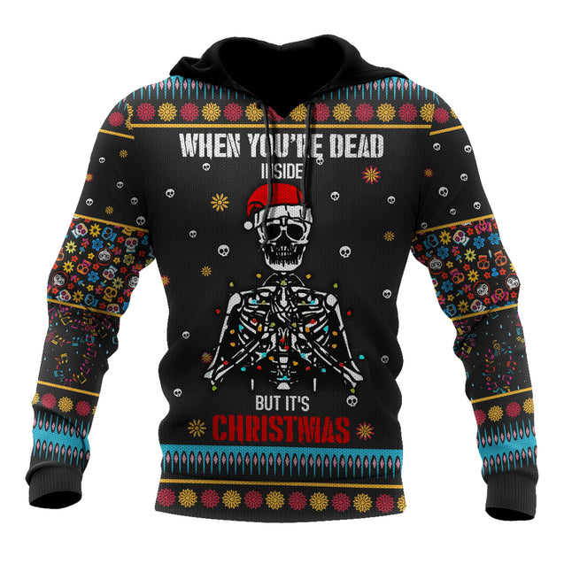 Skulls Christmas 3D All Over Printed Unisex Shirts AM122029