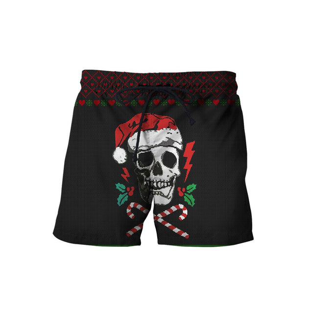 Skulls Christmas 3D All Over Printed Unisex Shirts NTN12072002