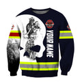 Customize Name Firefighter Hoodie Shirts For Men And Women MH08122002