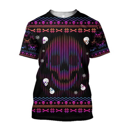 Skull 3D All Over Printed Unisex Shirts AM122031
