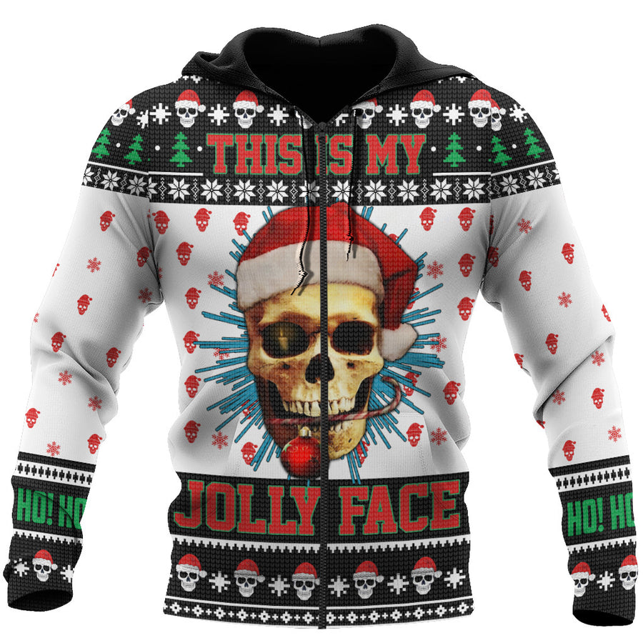 Skulls Christmas 3D All Over Printed Unisex Shirts DA09122002
