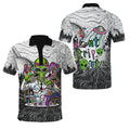 Alien Hippie Trip 3D All Over Printed Unisex Shirts AM122036HH