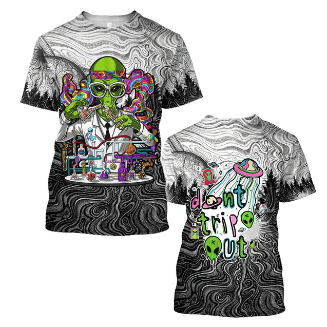 Alien Hippie Trip 3D All Over Printed Unisex Shirts AM122036HH