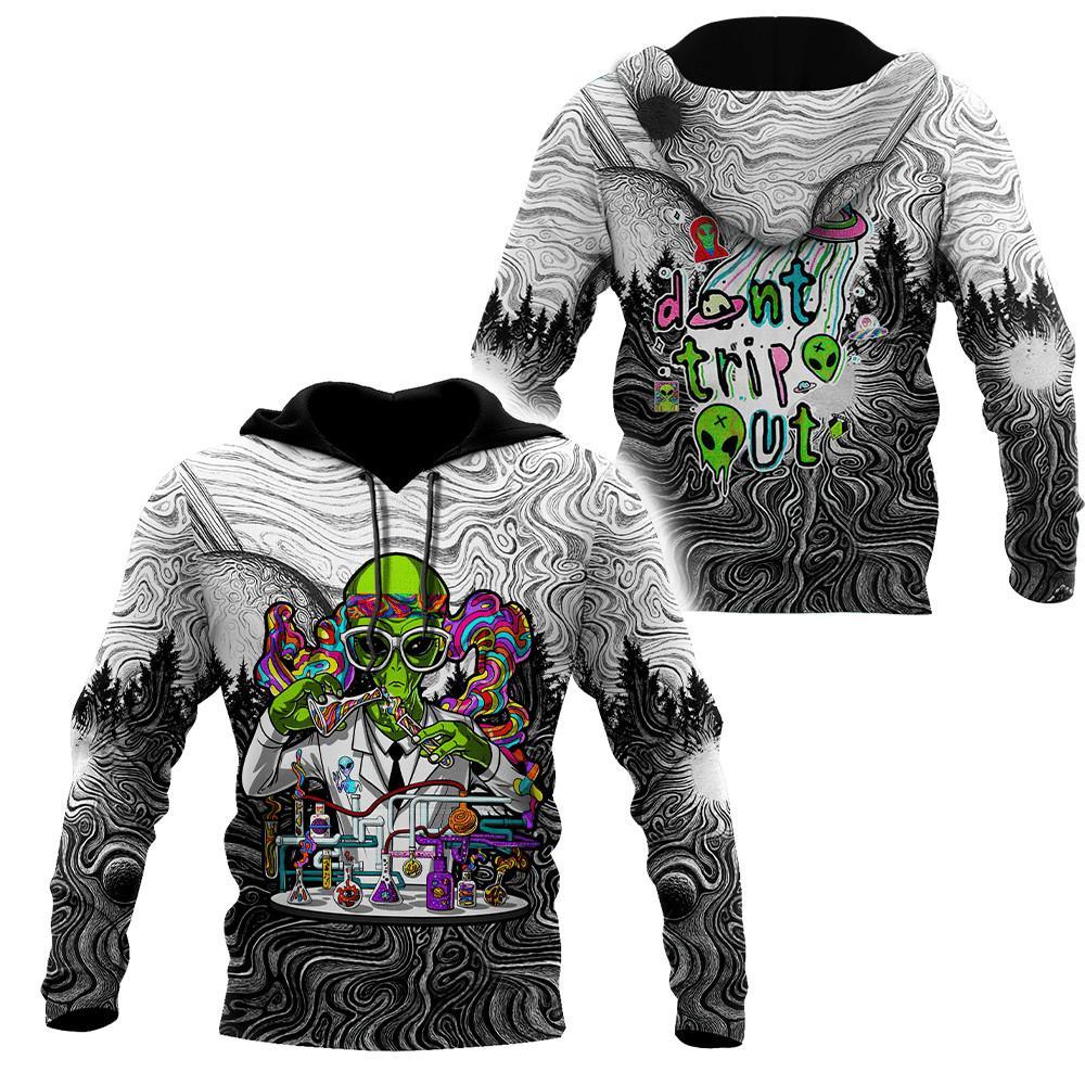 Alien Hippie Trip 3D All Over Printed Unisex Shirts AM122036HH