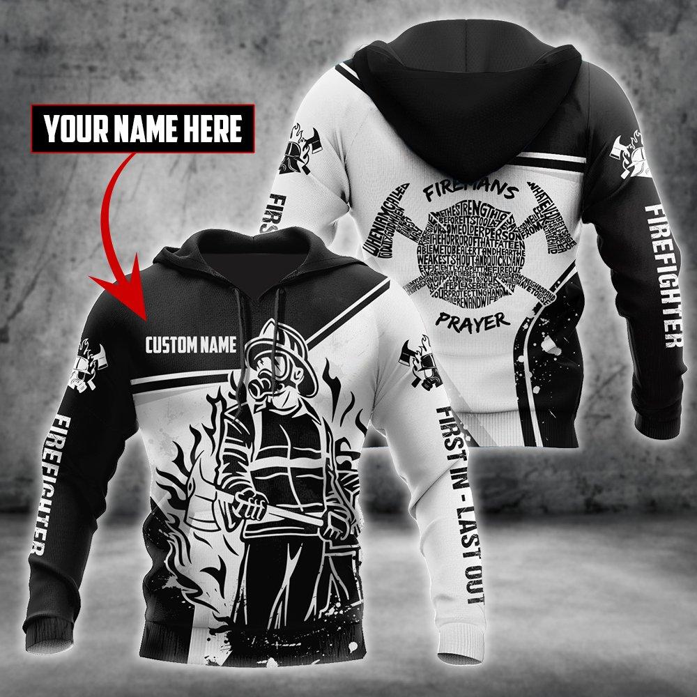 Customize Name Firefighter Hoodie For Men And Women TR1512202HHND