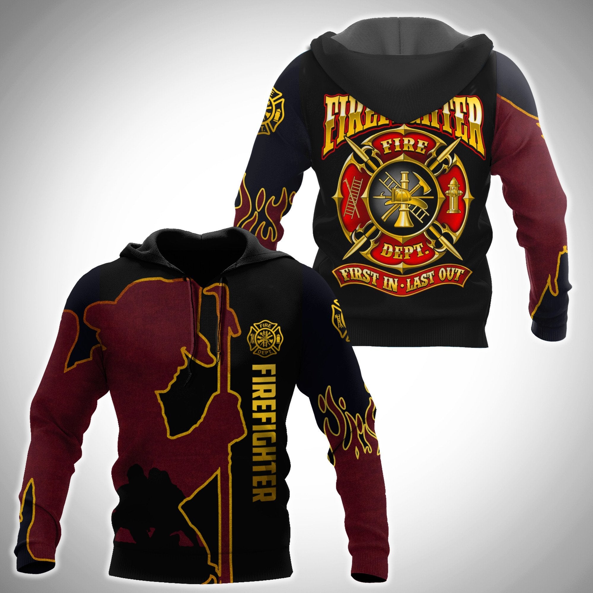 Firefighter Hoodie For Men And Women DA14122001HH