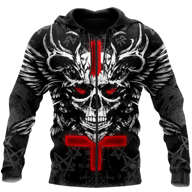 Cross With Satanic Hoodie For Men And Women TNA12192004HH