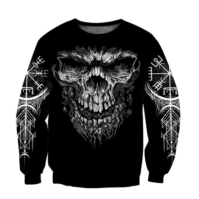 Viking Skull Hoodie For Men And Women MH21122004