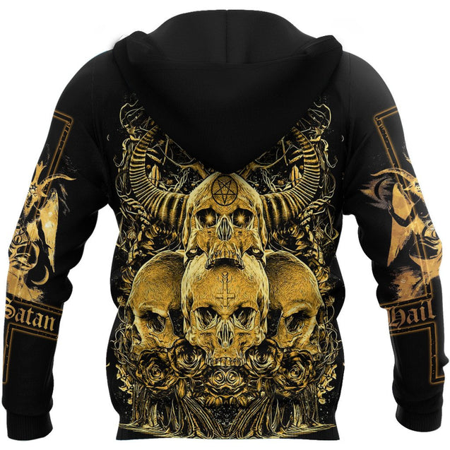 Satanic Skull Hoodie For Men And Women VP22122006HH