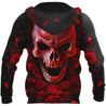 Rose & Skull Hoodie For Men And Women PD23122001