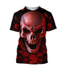 Rose & Skull Hoodie For Men And Women PD23122001