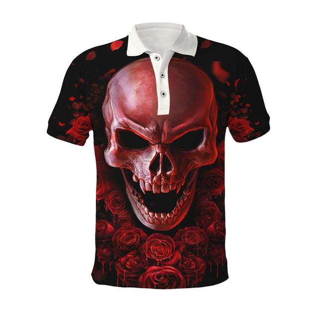 Rose & Skull Hoodie For Men And Women PD23122001