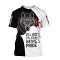 Native Wolf Pride 3D All Over Printed Unisex Shirts