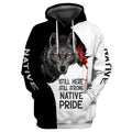 Native Wolf Pride 3D All Over Printed Unisex Shirts