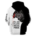 Native Wolf Pride 3D All Over Printed Unisex Shirts