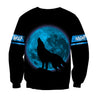 Blue Wolf 3D All Over Printed Unisex Shirts