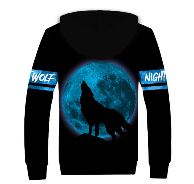 Blue Wolf 3D All Over Printed Unisex Shirts