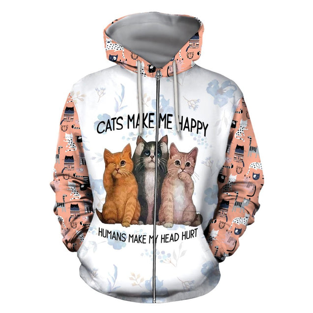 Premium Cat Lover 3D All Over Printed shirt & short for men and women PL