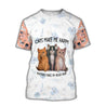 Premium Cat Lover 3D All Over Printed shirt & short for men and women PL