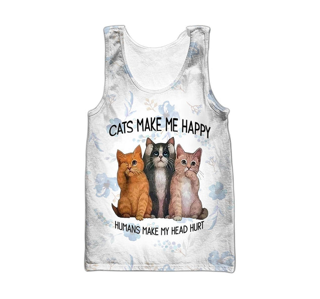 Premium Cat Lover 3D All Over Printed shirt & short for men and women PL