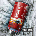 Customize Name Firefighter Steel Tumbler TNA12252001