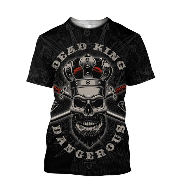 Premium Skull 3D All Over Printed Unisex Shirts