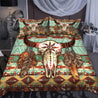 Native American Buffalo Pattern Bedding Set