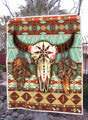 Native American Buffalo Pattern Blanket