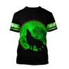 Green Wolf 3D All Over Printed Unisex Shirts