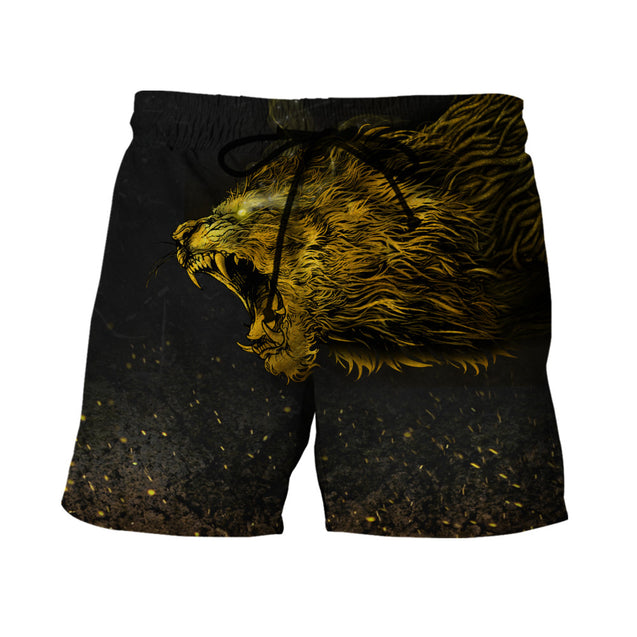 King Lion Tattoo 3D Over Printed Unisex Shirts