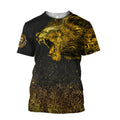 King Lion Tattoo 3D Over Printed Unisex Shirts