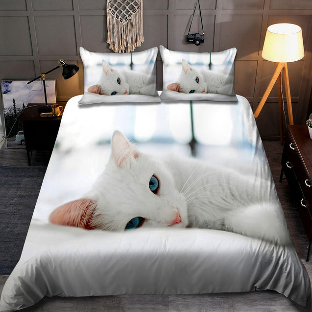 Lovely White Kitty Cat Bedding Set MH04012001