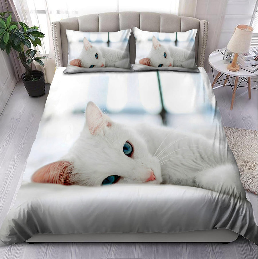 Lovely White Kitty Cat Bedding Set MH04012001