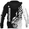 Customize Name Motorcycle Racing 3D All Over Printed Unisex Shirts Born To Race