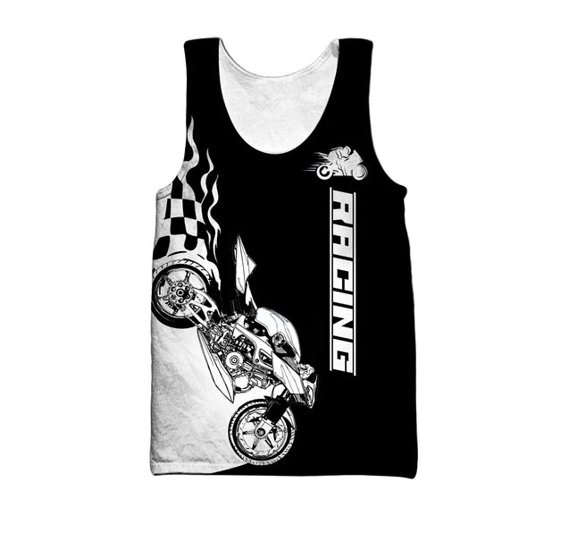 Customize Name Motorcycle Racing 3D All Over Printed Unisex Shirts Born To Race