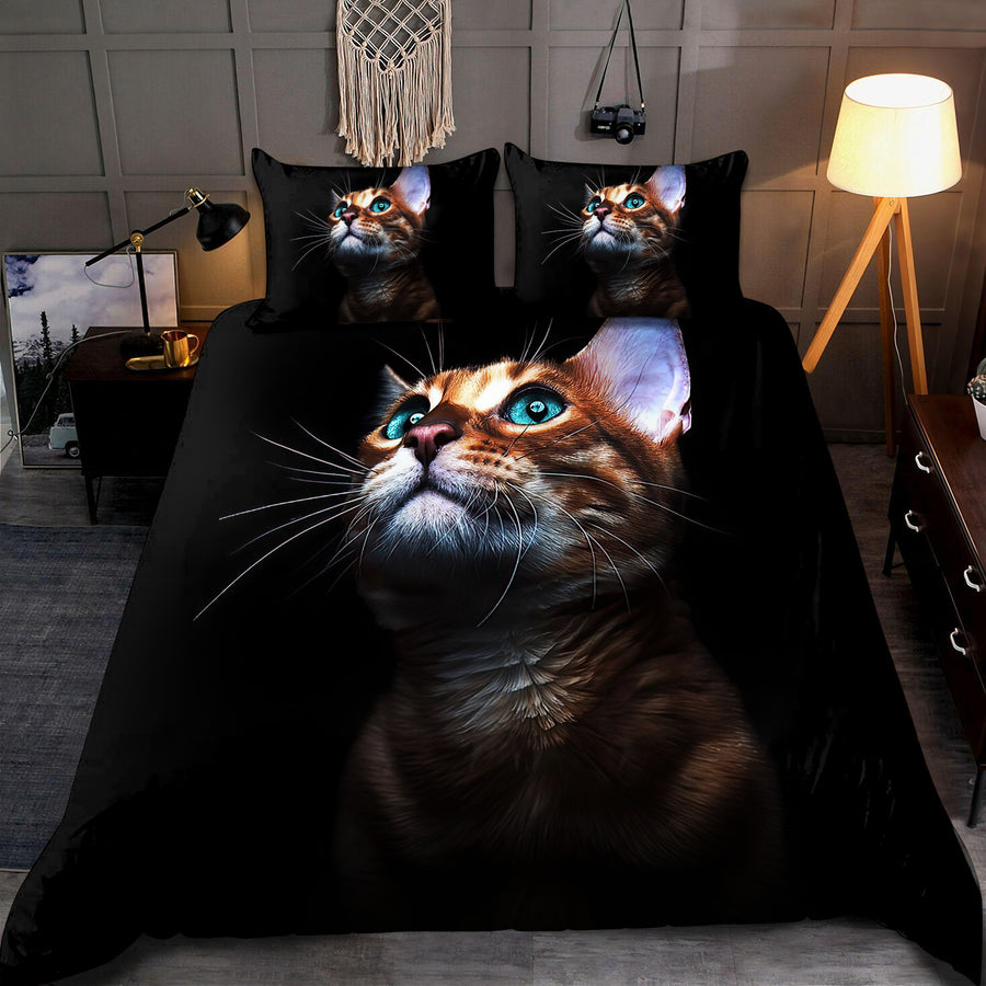Cute Tabby Cat Bedding Set MH05012002