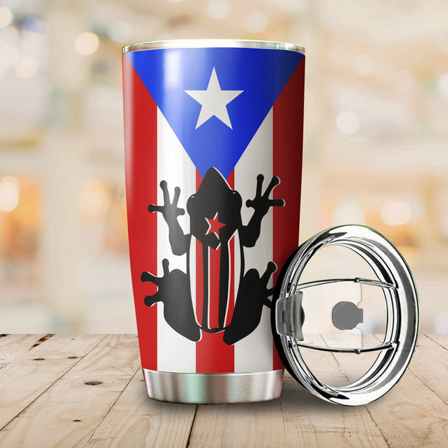 Customize Name Coqui Puerto Rico Steel Tumbler MH06012008