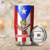 Customize Name Green Coqui Puerto Rico Steel Tumbler MH06012007